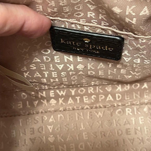 Cute small shoulder bag black leather Kate Spade Perfect condition - Picture 6 of 11